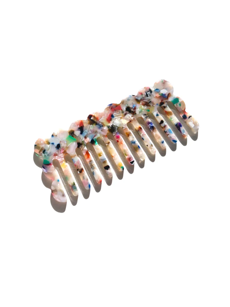 Wavy Acetate Hair Comb | Eco-Friendly - Image 3