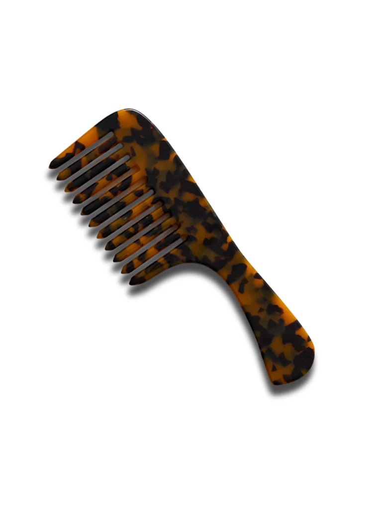 Wide Tooth Handle Acetate Hair Comb | Eco-Friendly - Image 5