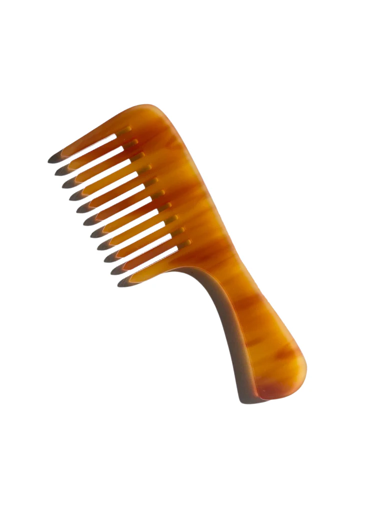 Wide Tooth Handle Acetate Hair Comb | Eco-Friendly - Image 7