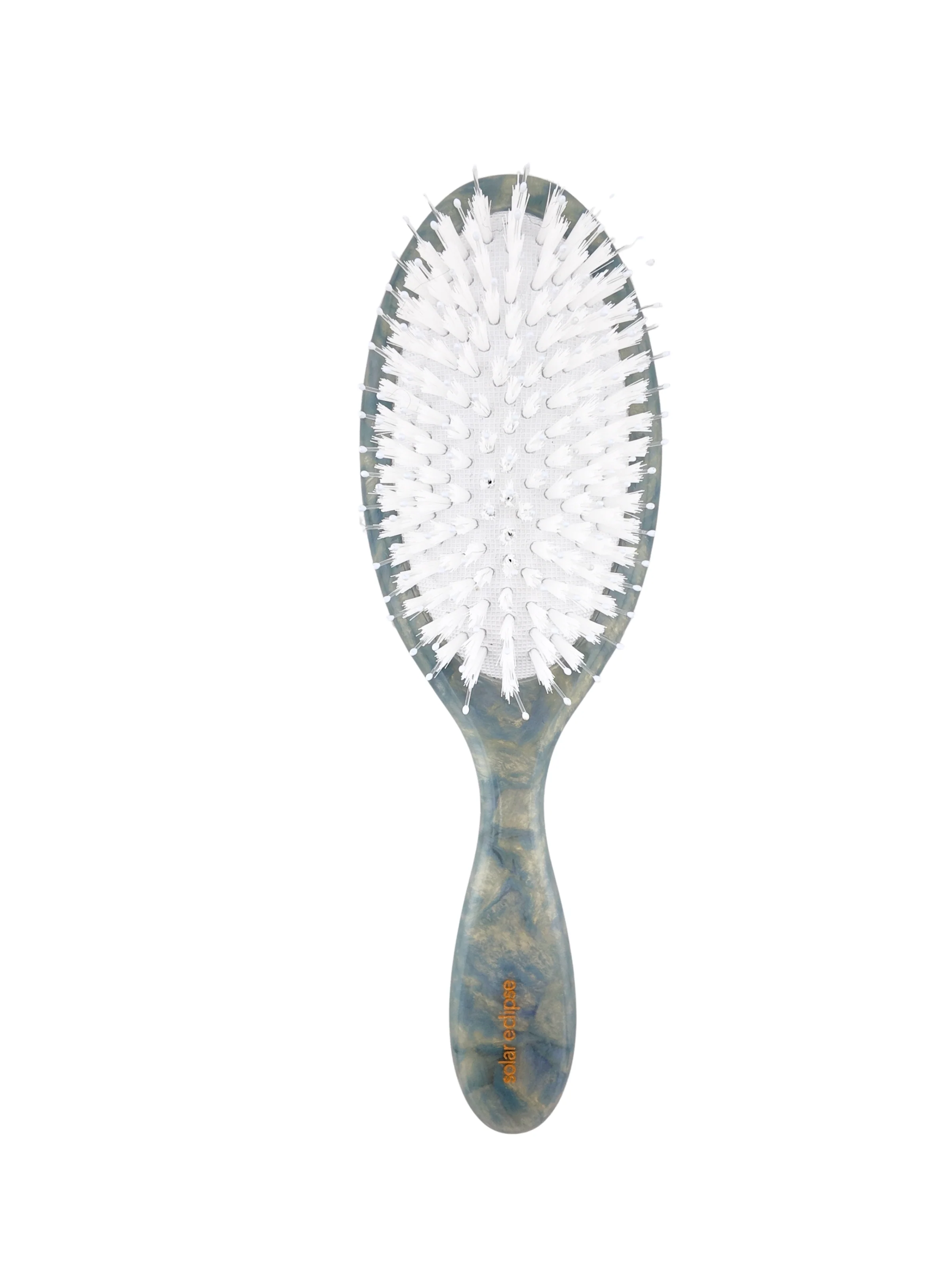 Hand-painted Baby Blue Bow Amazing Hair Day Brush | Eco-Friendly - Image 3