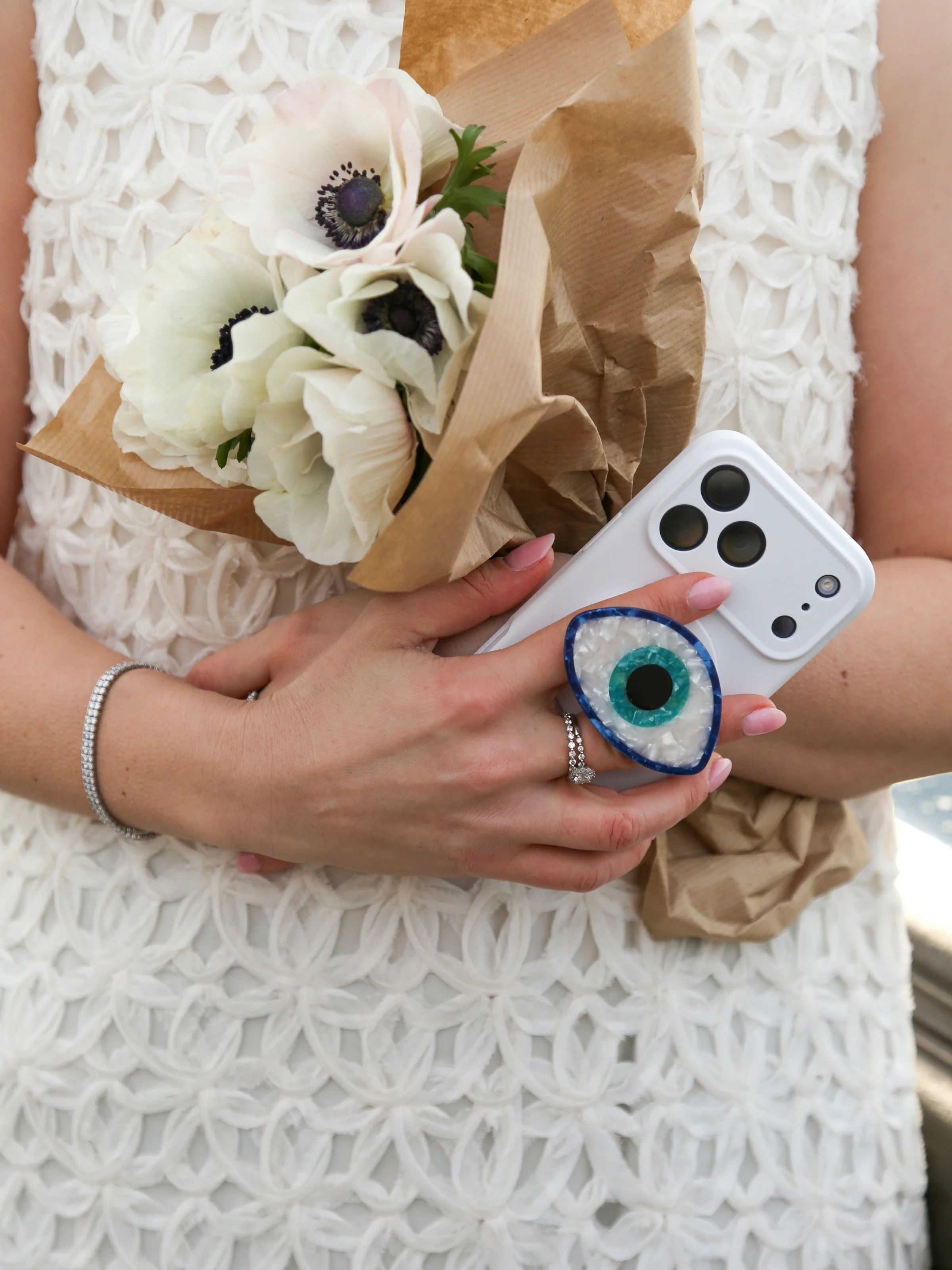 Hand-painted Evil Eye GripCharm | Eco-Friendly - Image 4