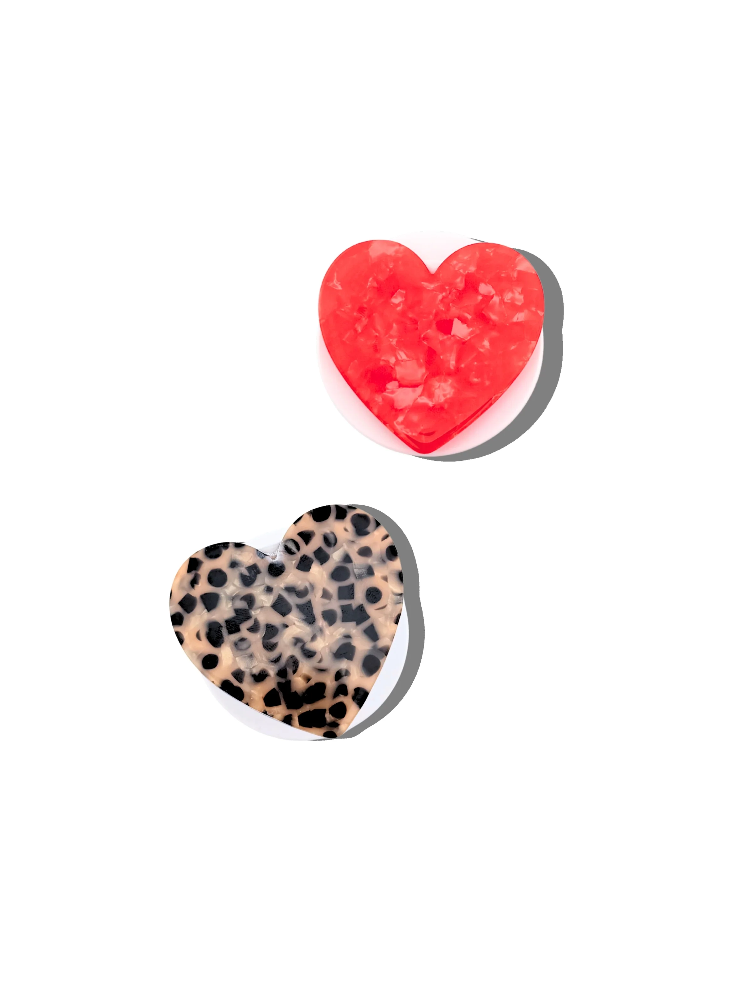 Hand-painted Heart GripCharm | Eco-Friendly