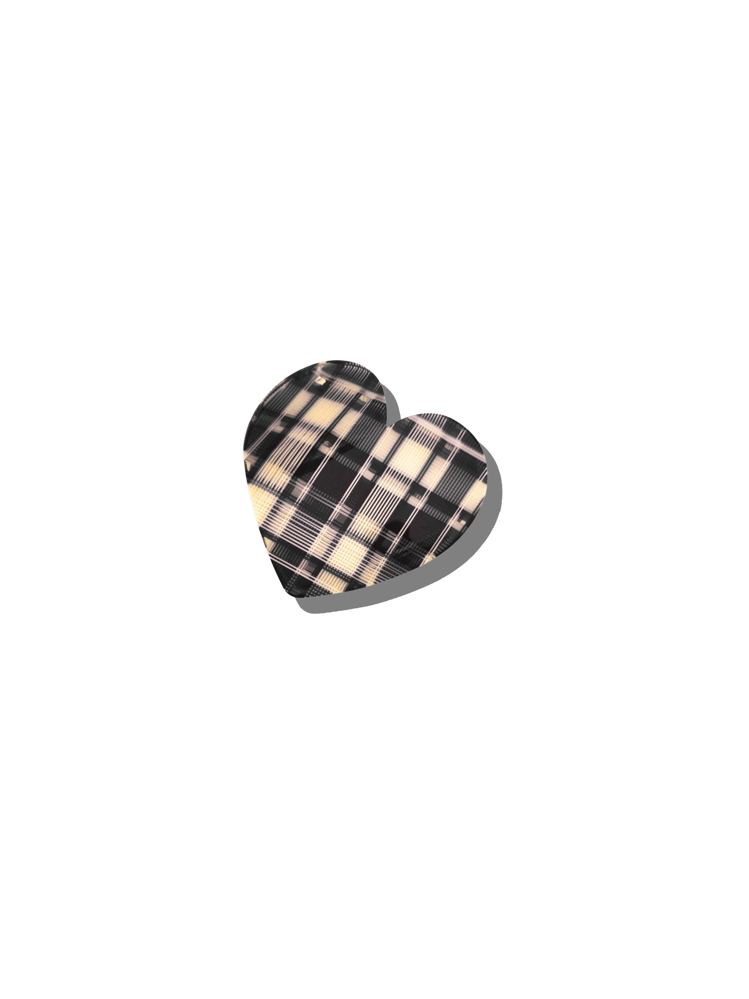 Handmade Heart Hair Claw Clip - Limited Edition - Image 3