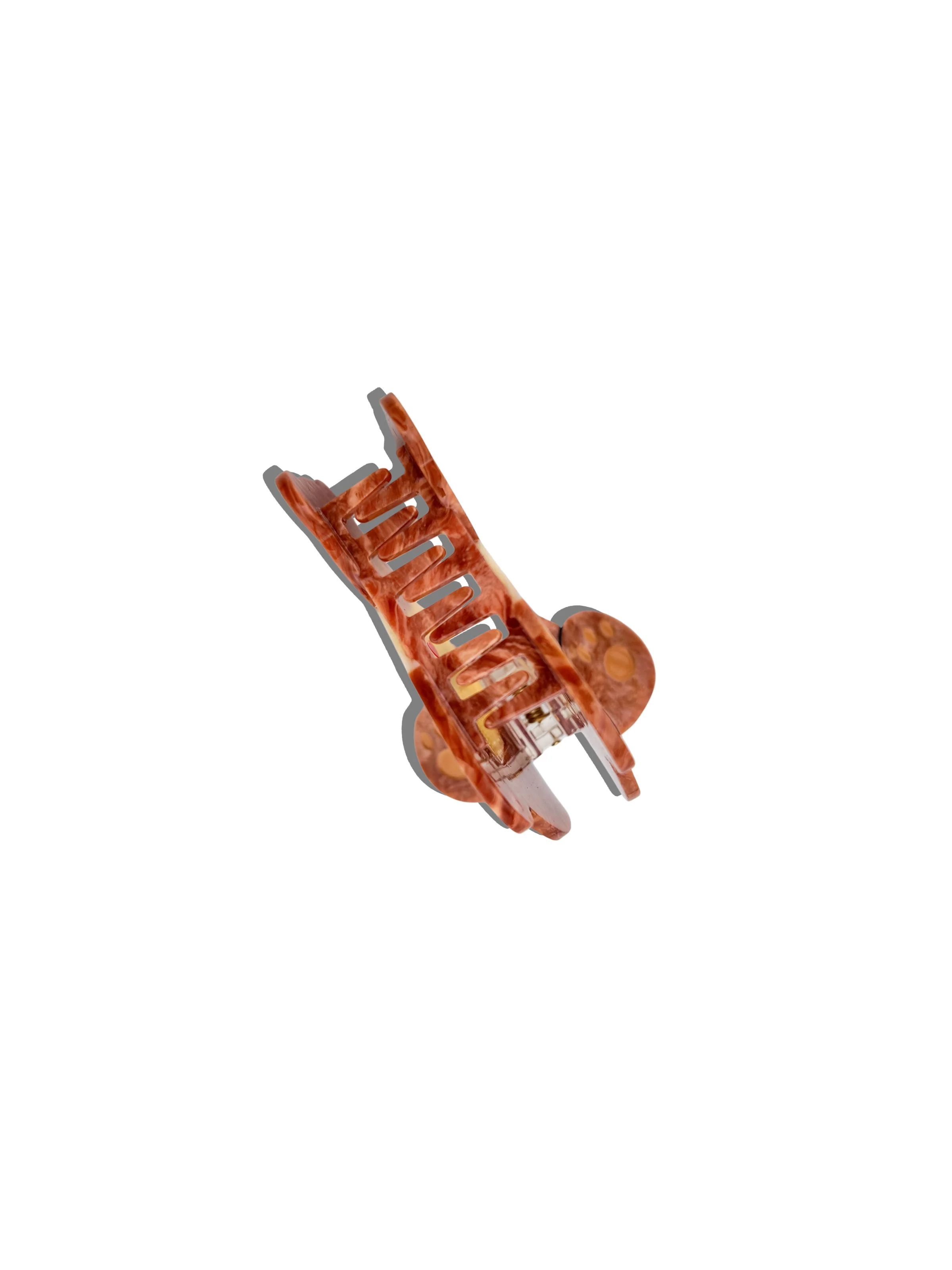Hand-painted New York Teddy Bear Hair Claw Clip | Eco-Friendly - Image 3