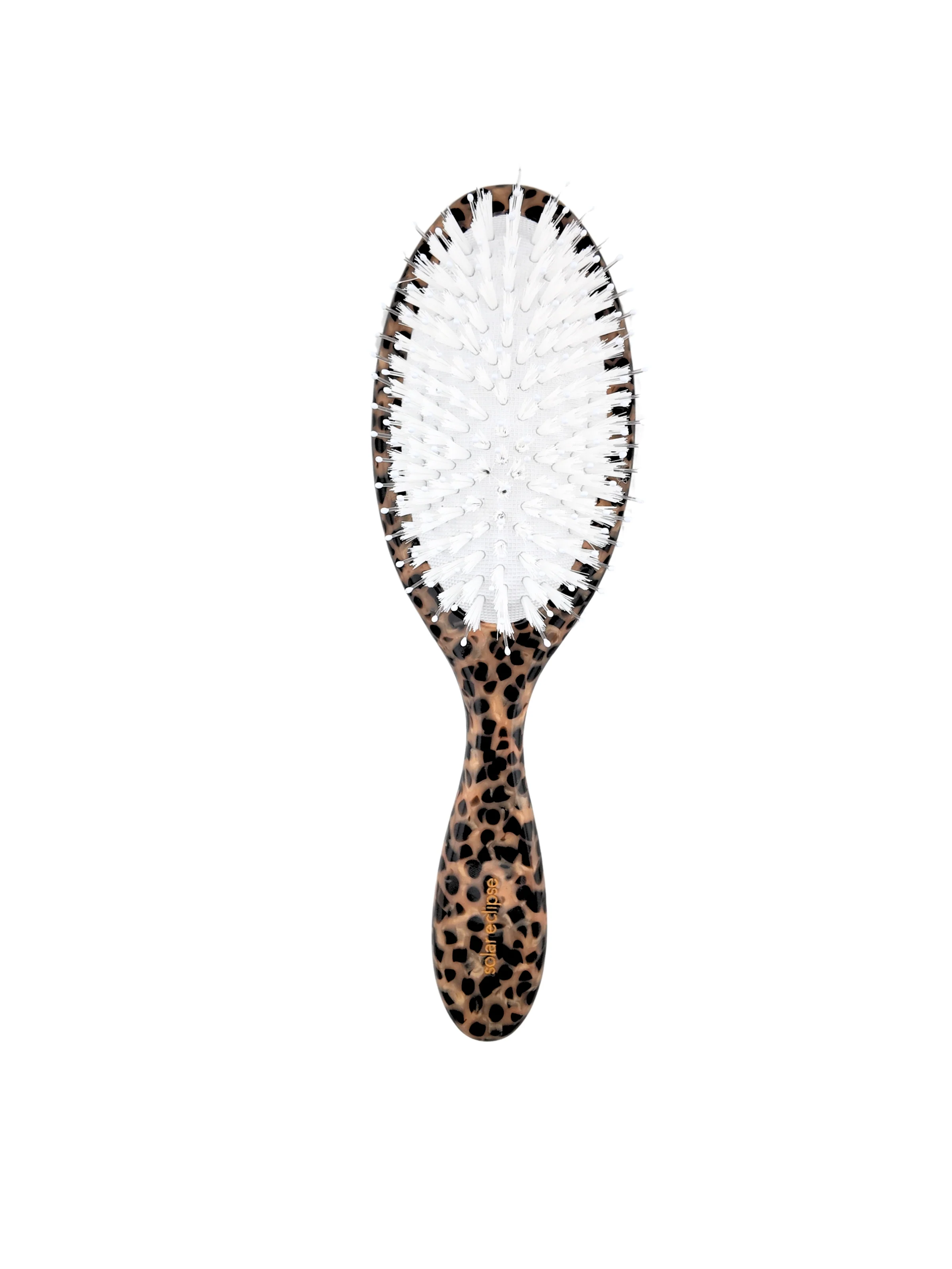 Hand-painted Leopard Bow Amazing Hair Day Brush | Eco-Friendly - Image 3