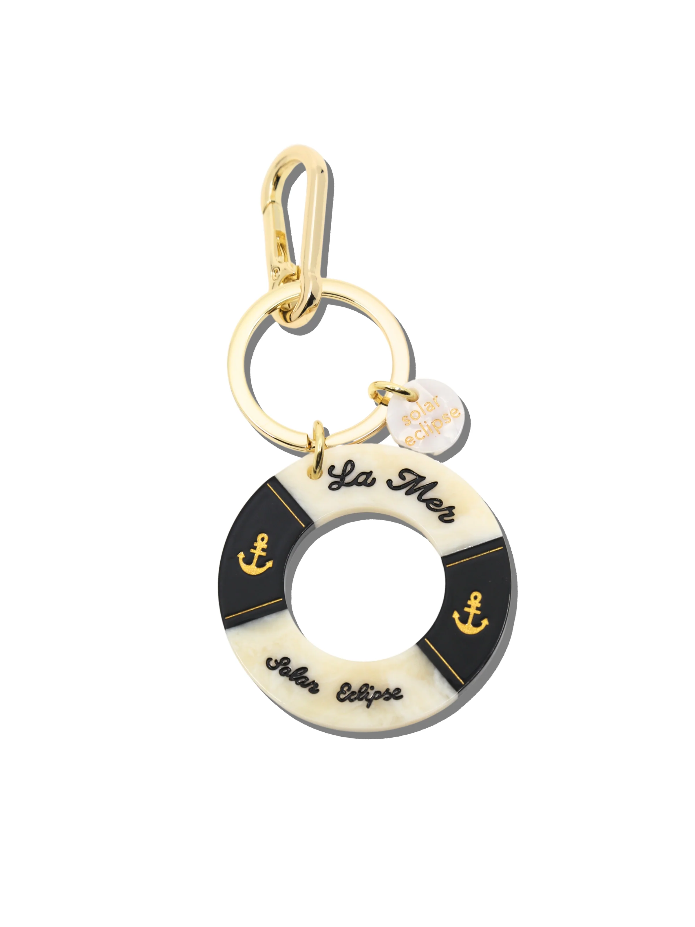 Hand-painted Lifesaver Bag Charm + Keychain | Eco-Friendly - Image 2