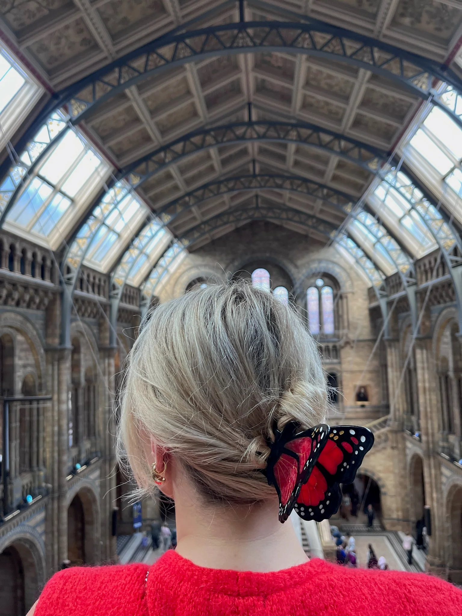 Hand-painted Lucky Monarch Butterfly Claw Hair Clip | Eco-Friendly - Image 5