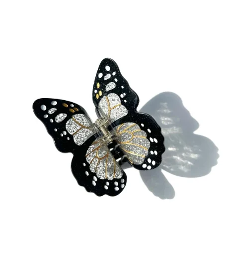 Hand-painted Lucky Monarch Butterfly Claw Hair Clip | Eco-Friendly - Image 6