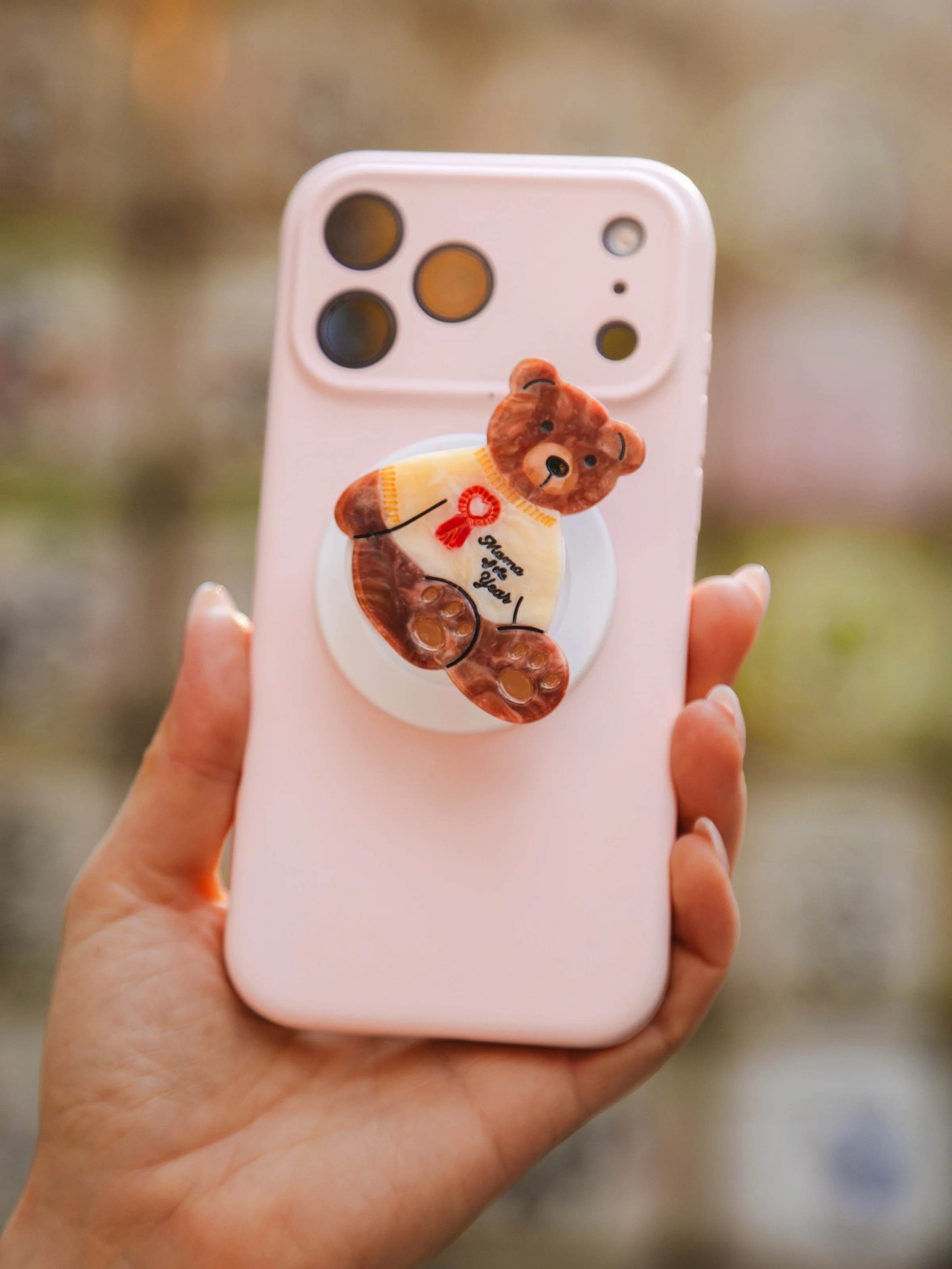 Hand-painted Mama Bear GripCharm | Eco-Friendly - Image 5