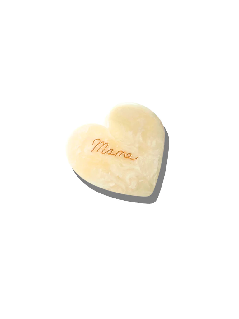 Hand-Painted Mama Heart Acetate Claw Hair Clip | Eco-Friendly - Image 11