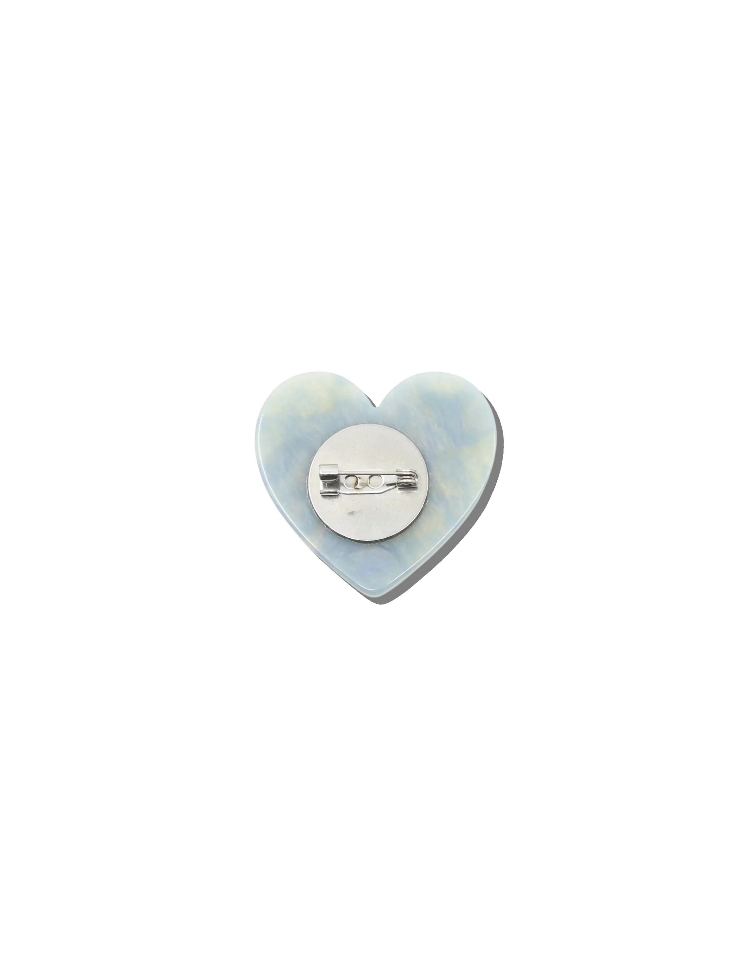 Hand-painted Mama Heart Brooch Pin - Image 5