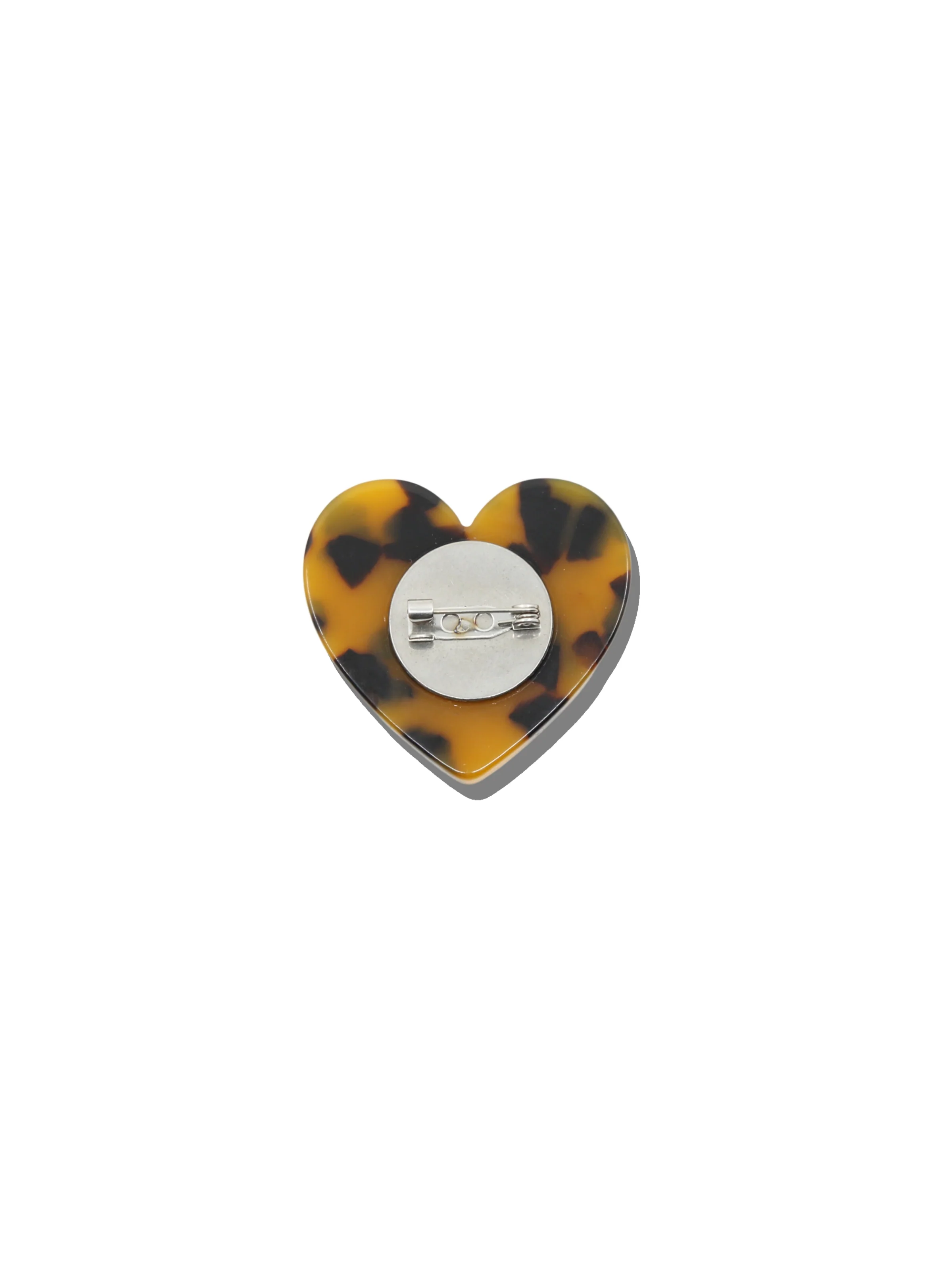 Hand-painted Mama Heart Brooch Pin - Image 7