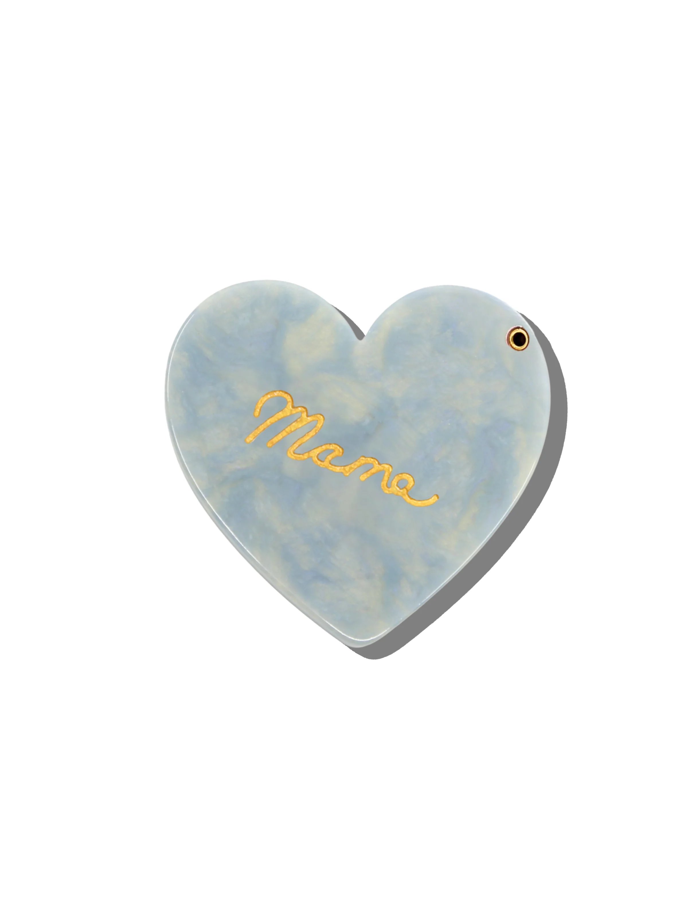 Hand-painted Mama Heart Compact Mirror - Image 7