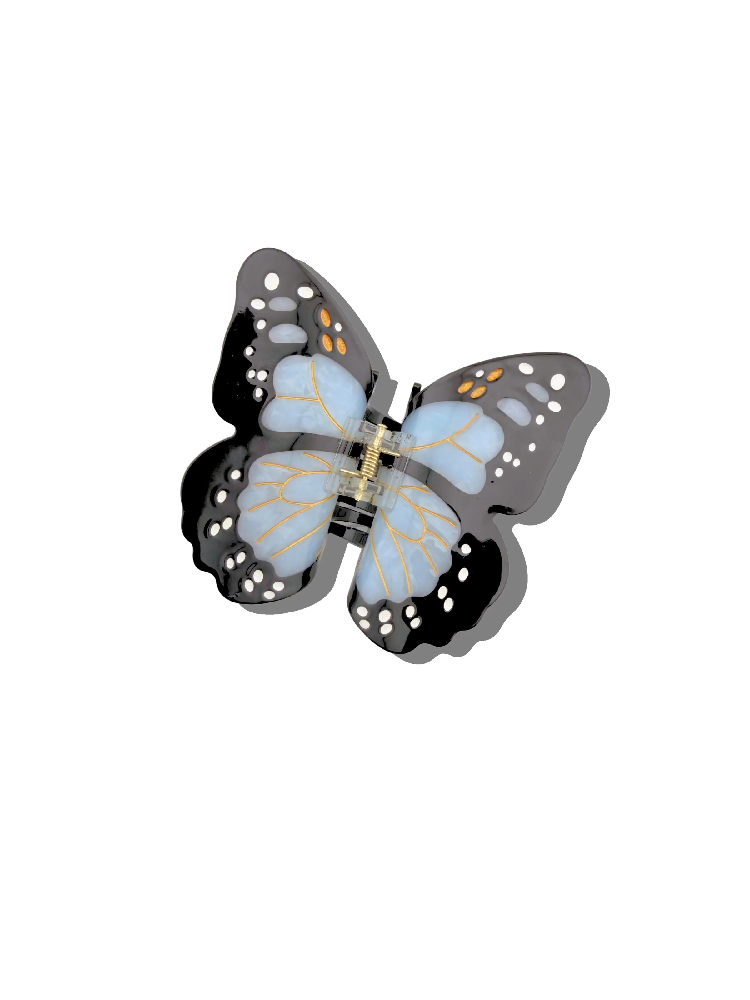 Hand-painted Monarch Butterfly Claw Hair Clip | Eco-Friendly - Image 13