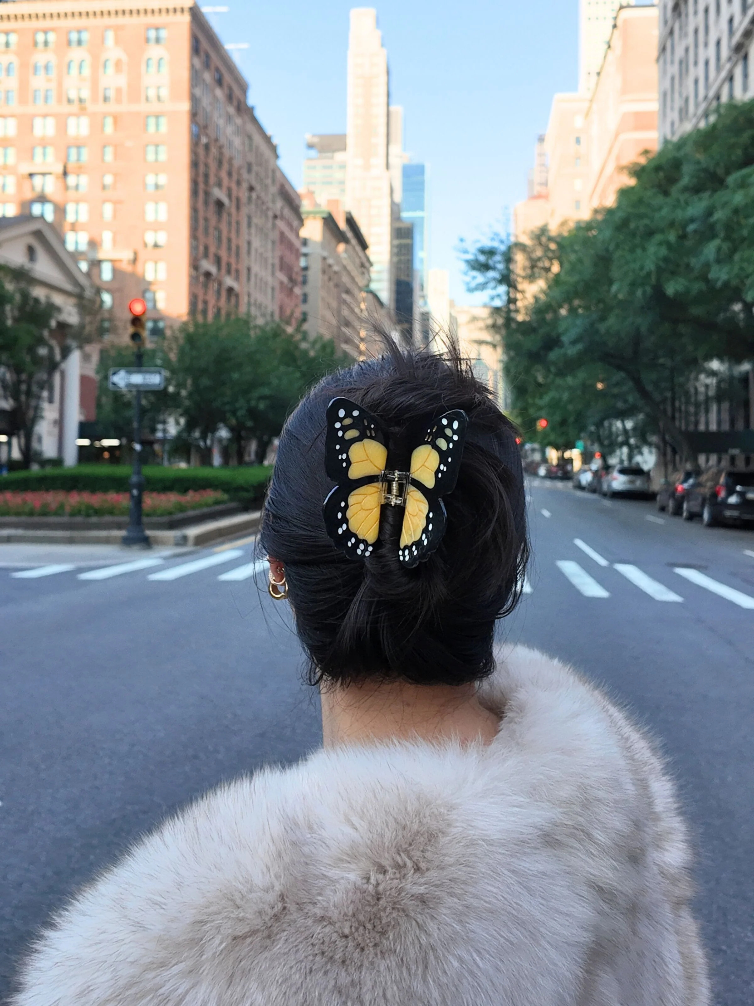 Hand-painted Monarch Butterfly Claw Hair Clip | Eco-Friendly - Image 20