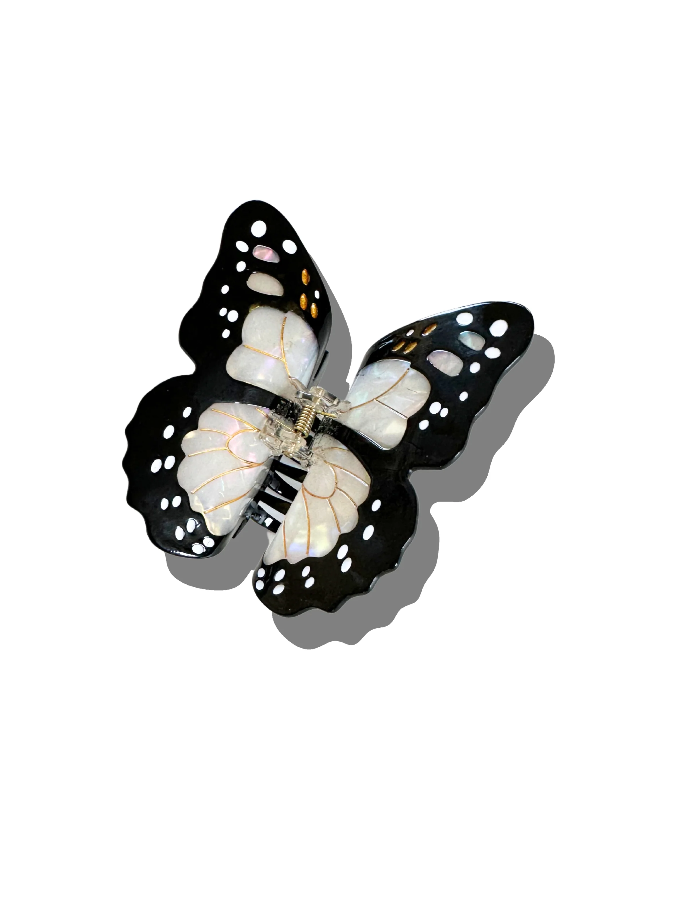 Hand-painted Monarch Butterfly Claw Hair Clip | Eco-Friendly - Image 6