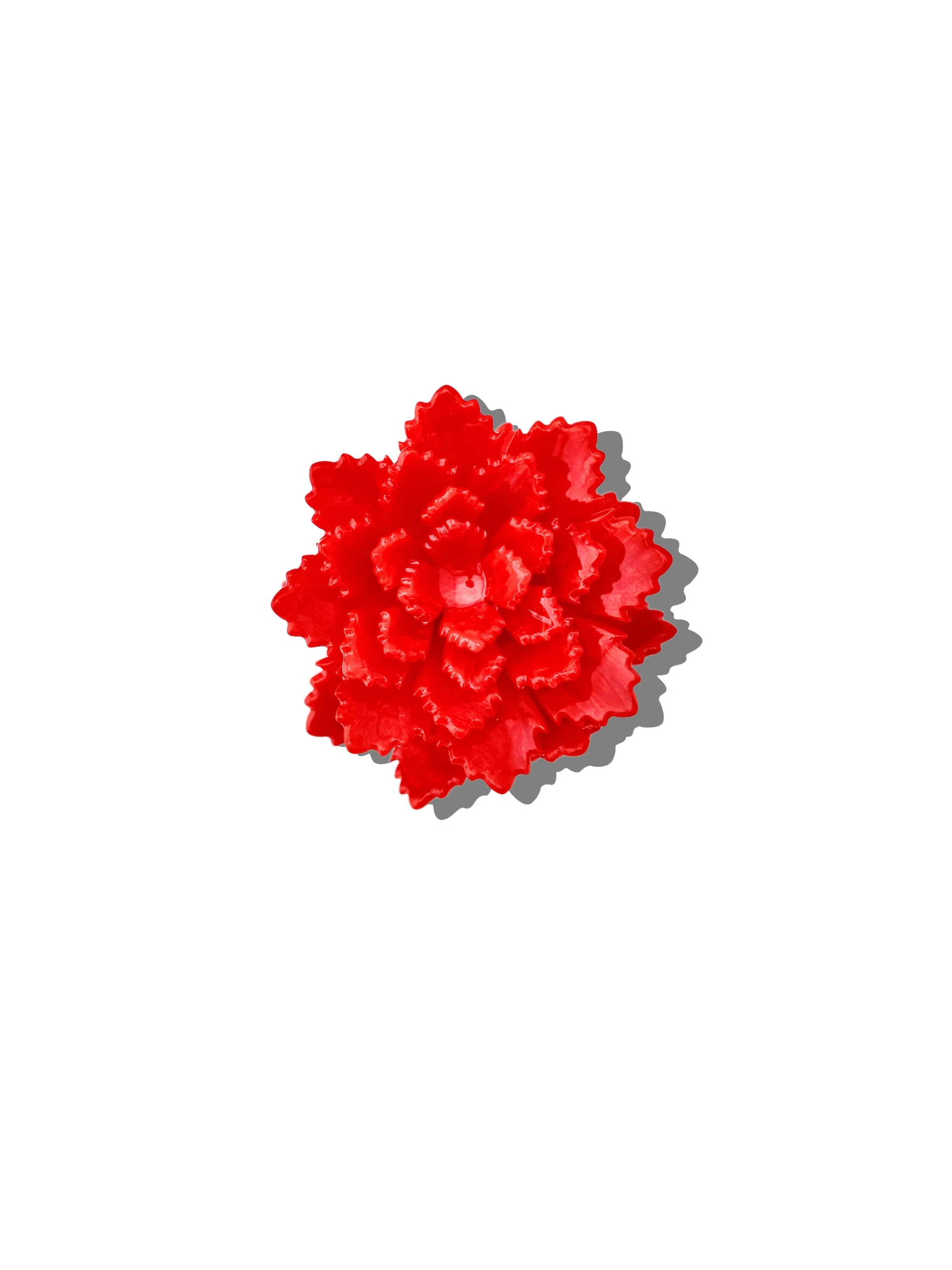 Handmade Origami Peony Flower Claw Hair Clip| Eco-Friendly - Image 5