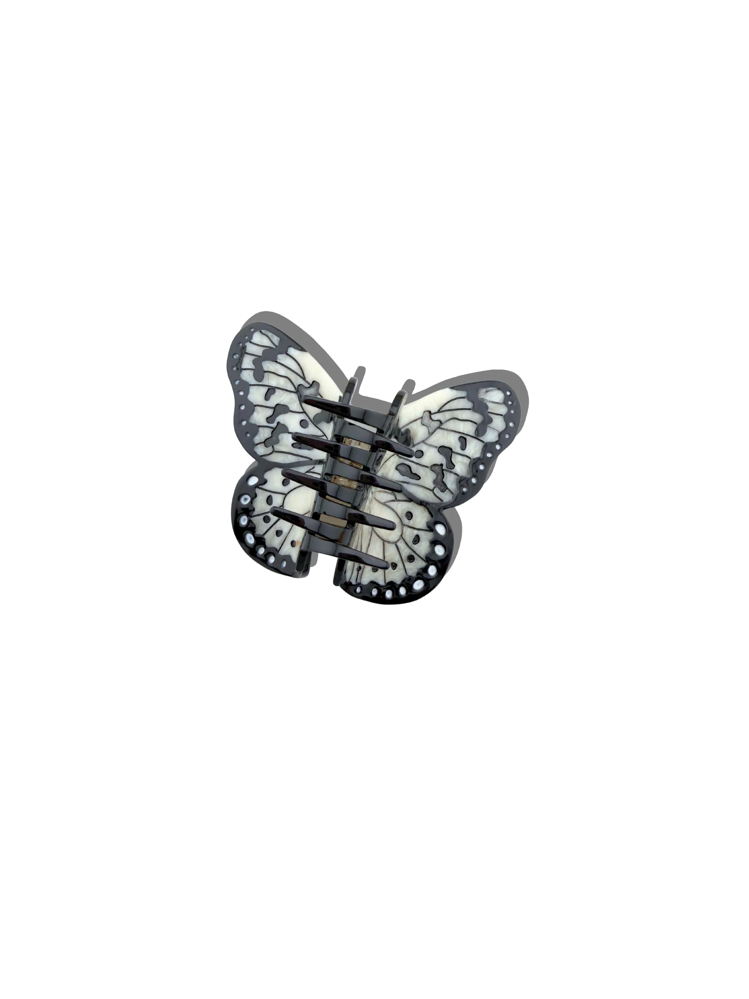 Hand-painted Paper Kite Butterfly Claw Hair Clip | Eco-Friendly - Image 3