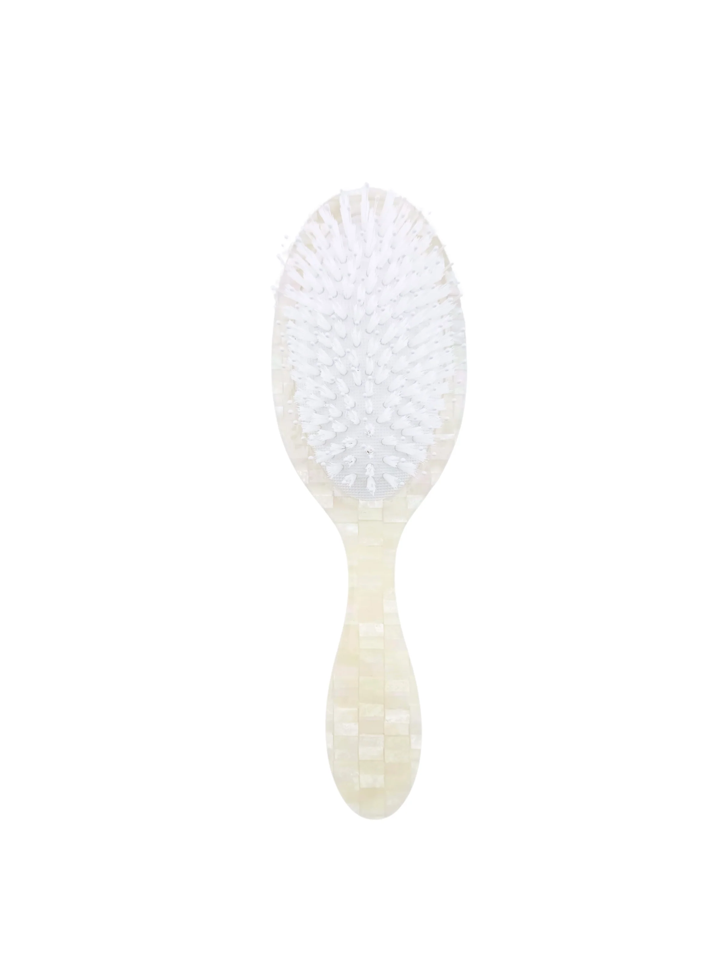 Hand-painted Paris Mosaic Amazing Hair Day Brush | Eco-Friendly - Image 3