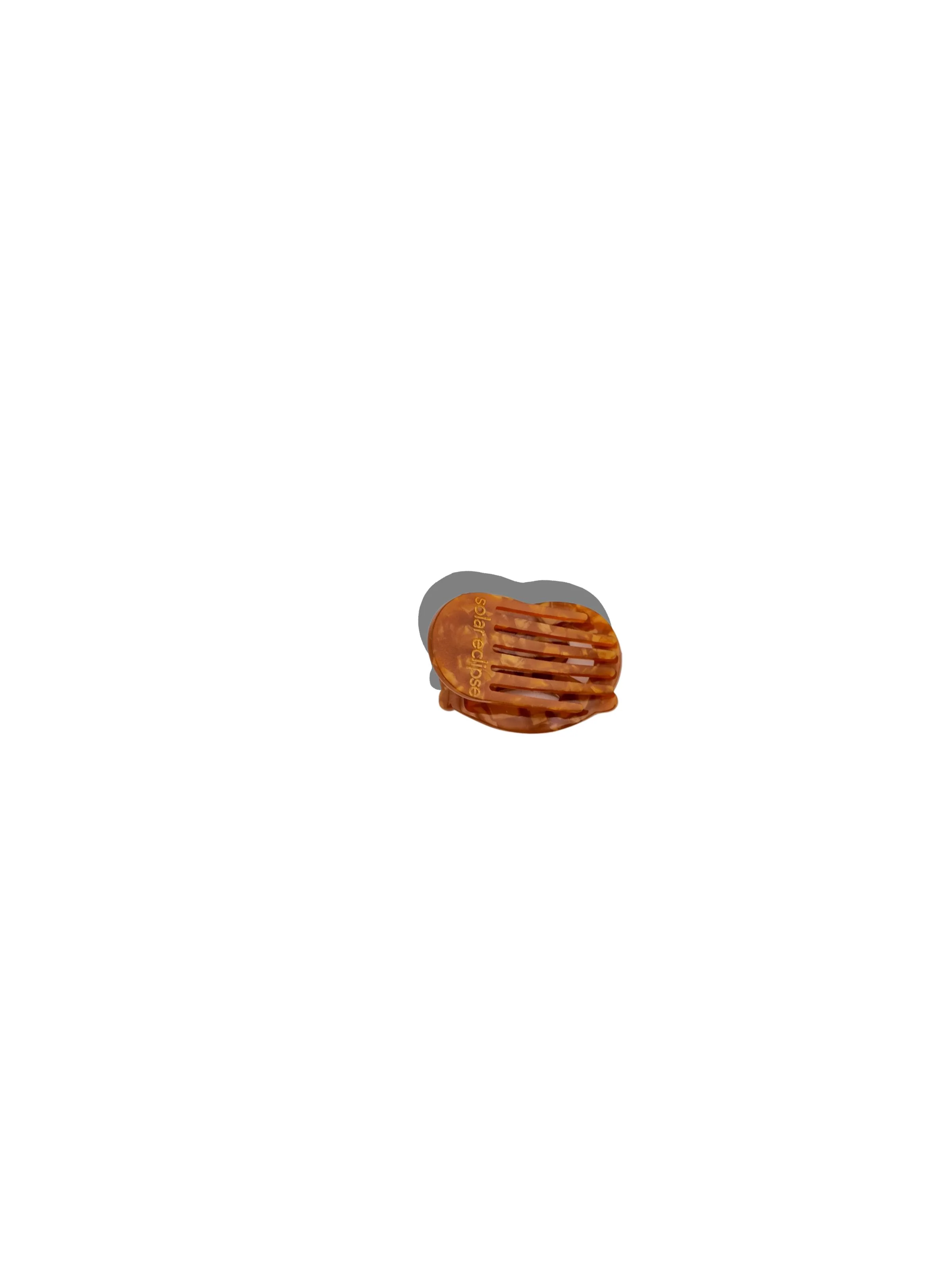 Hand-painted Mini Pretzel Lay Down Claw Clip | Eco-Friendly - Image 3