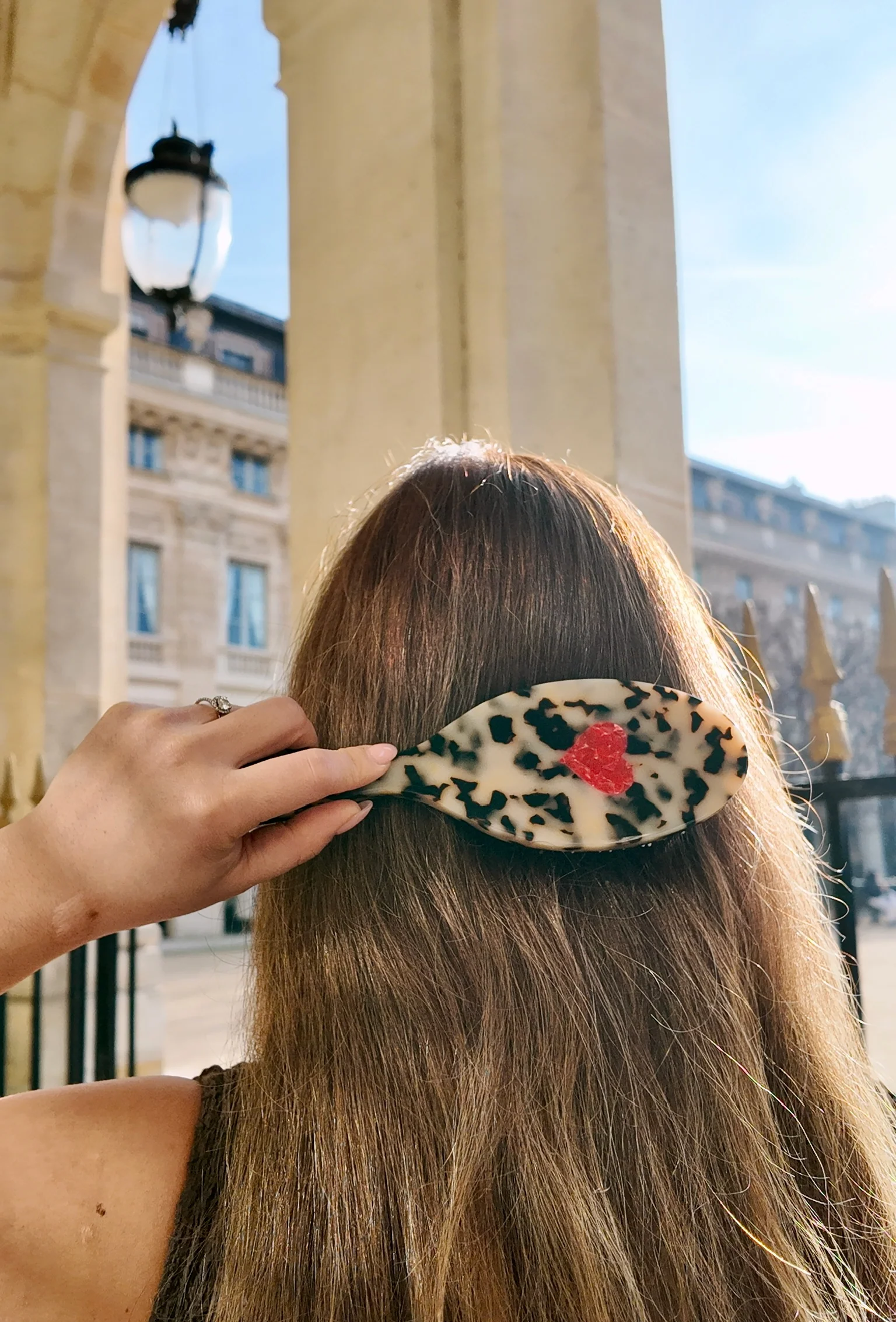 Hand-painted Heart Amazing Hair Day Brush | Eco-Friendly - Image 3