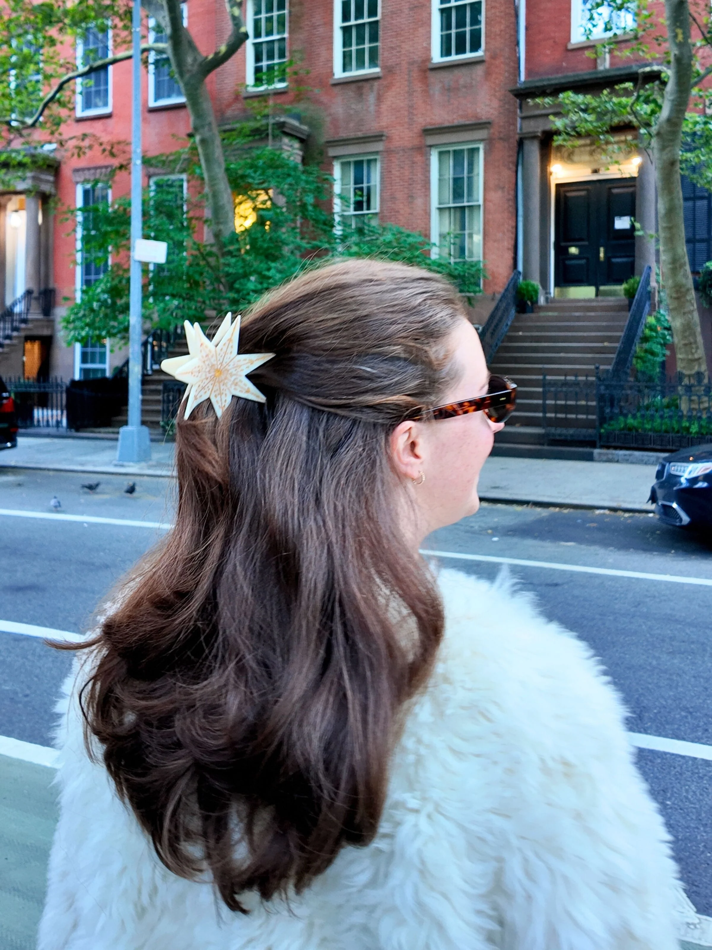 Hand-painted Celestial Star Claw Hair Clip | Eco-Friendly - Image 6