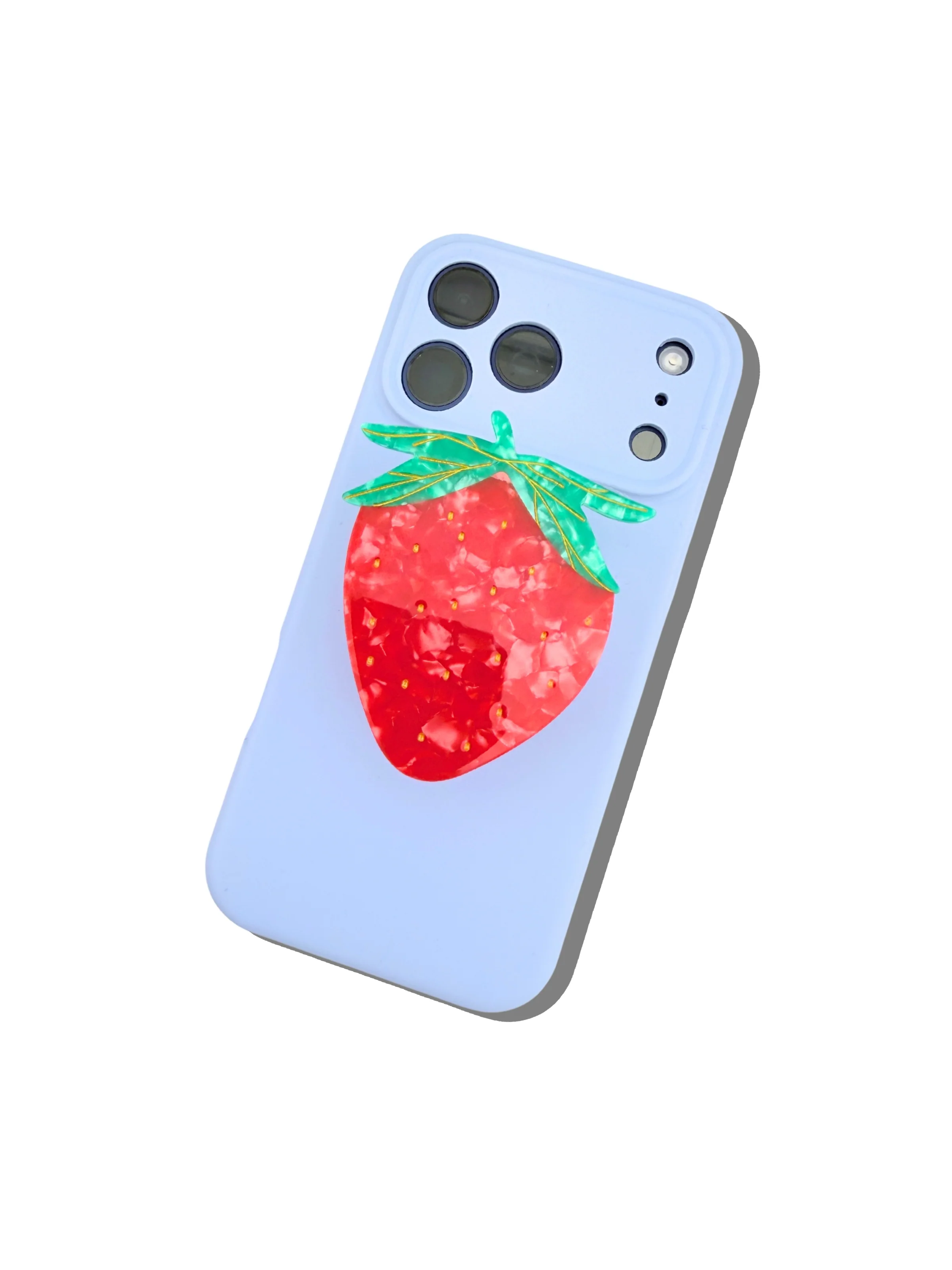 Hand-painted Strawberry GripCharm | Eco-Friendly - Image 2