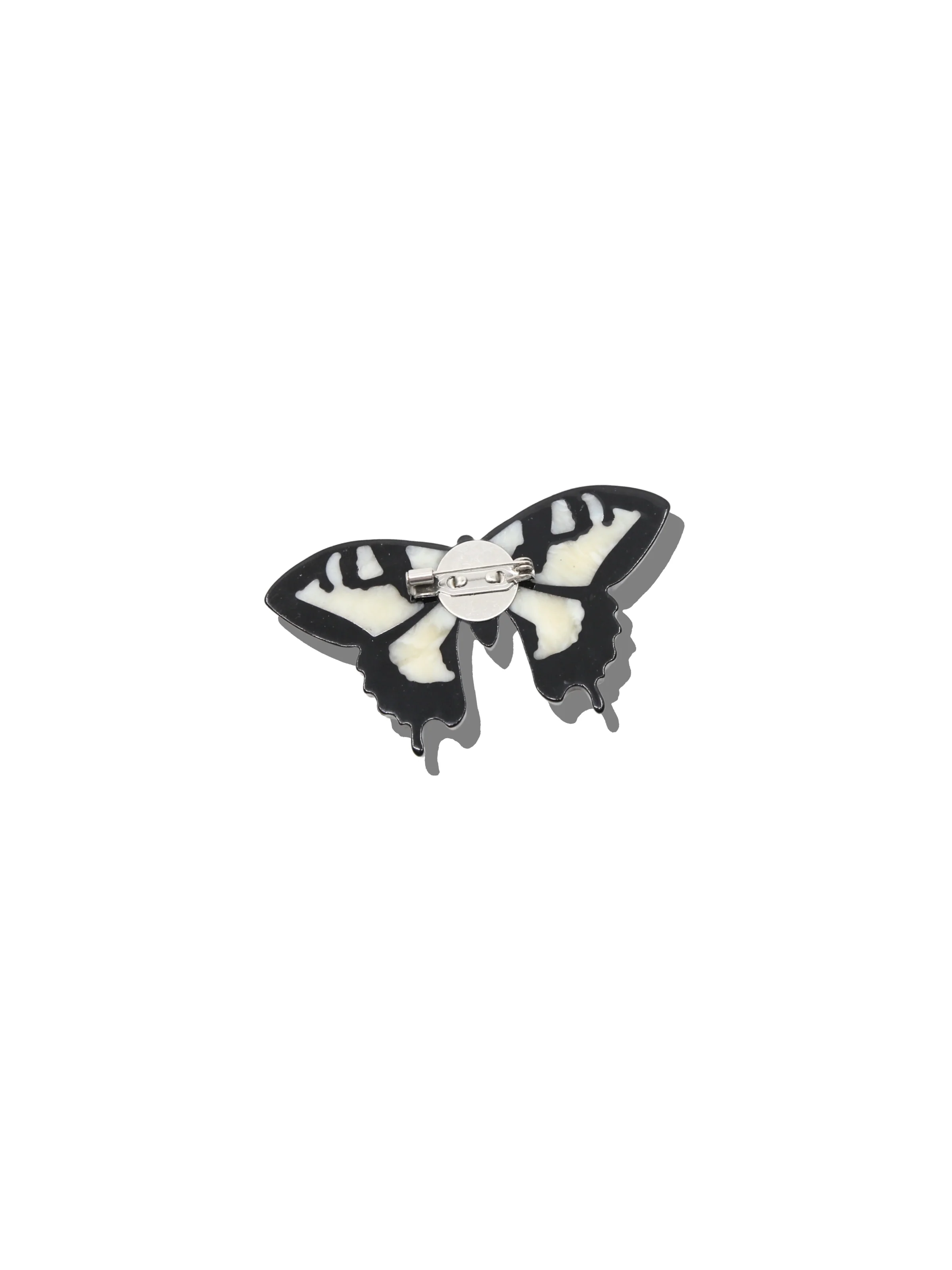 Hand-painted Swallowtail Brooch Pin - Image 3