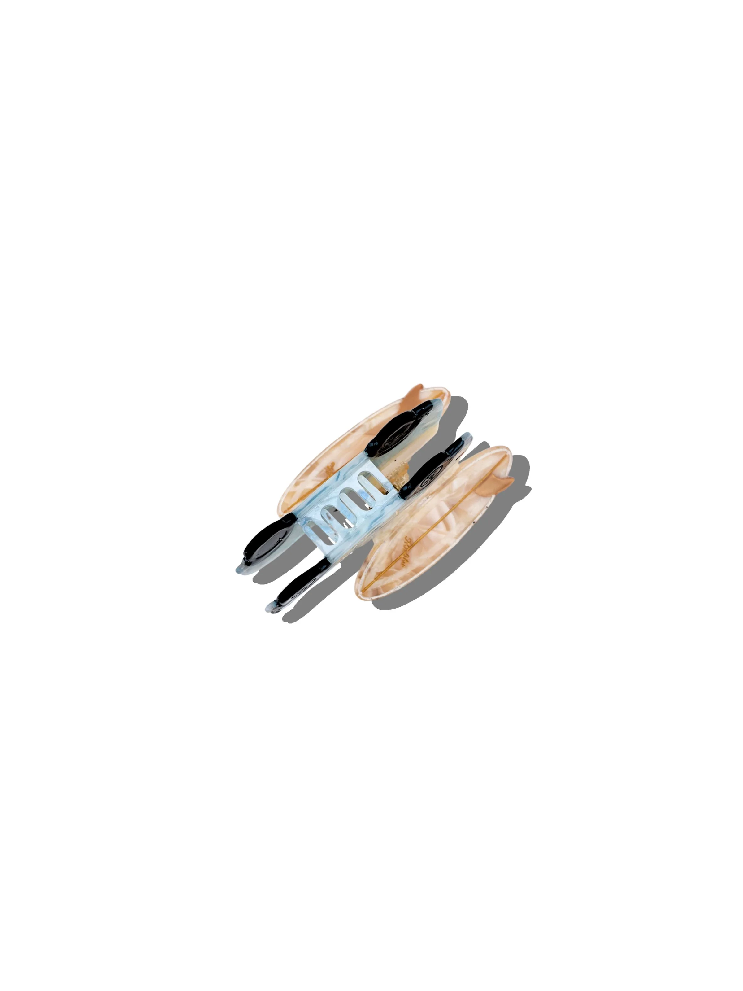 Hand-Painted Vintage Surf Car Claw Clip | Eco-Friendly - Image 3