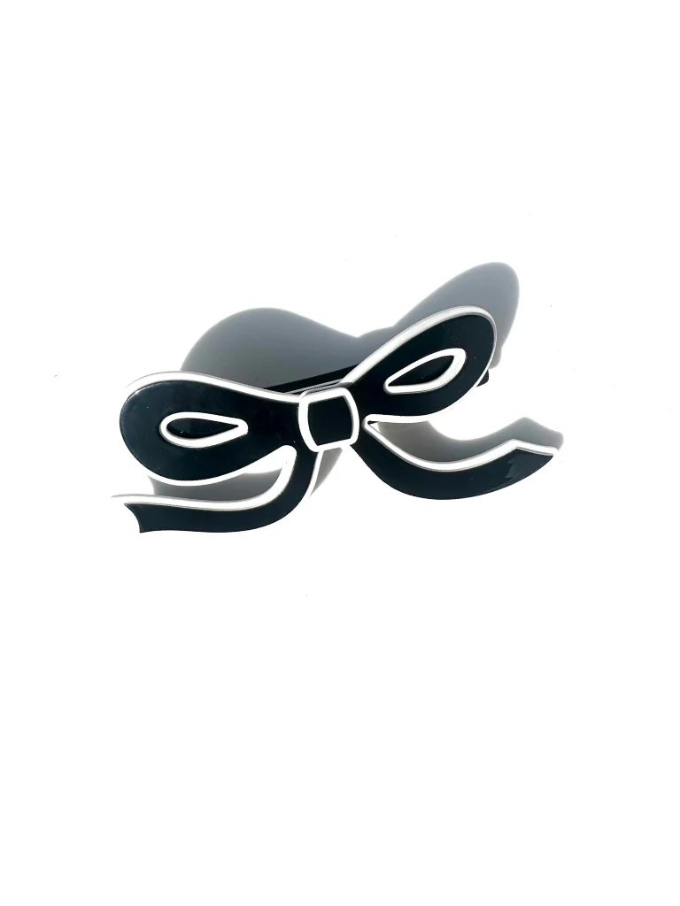 Handmade Acetate Bow French Barrette Clip | Eco-Friendly - Image 4