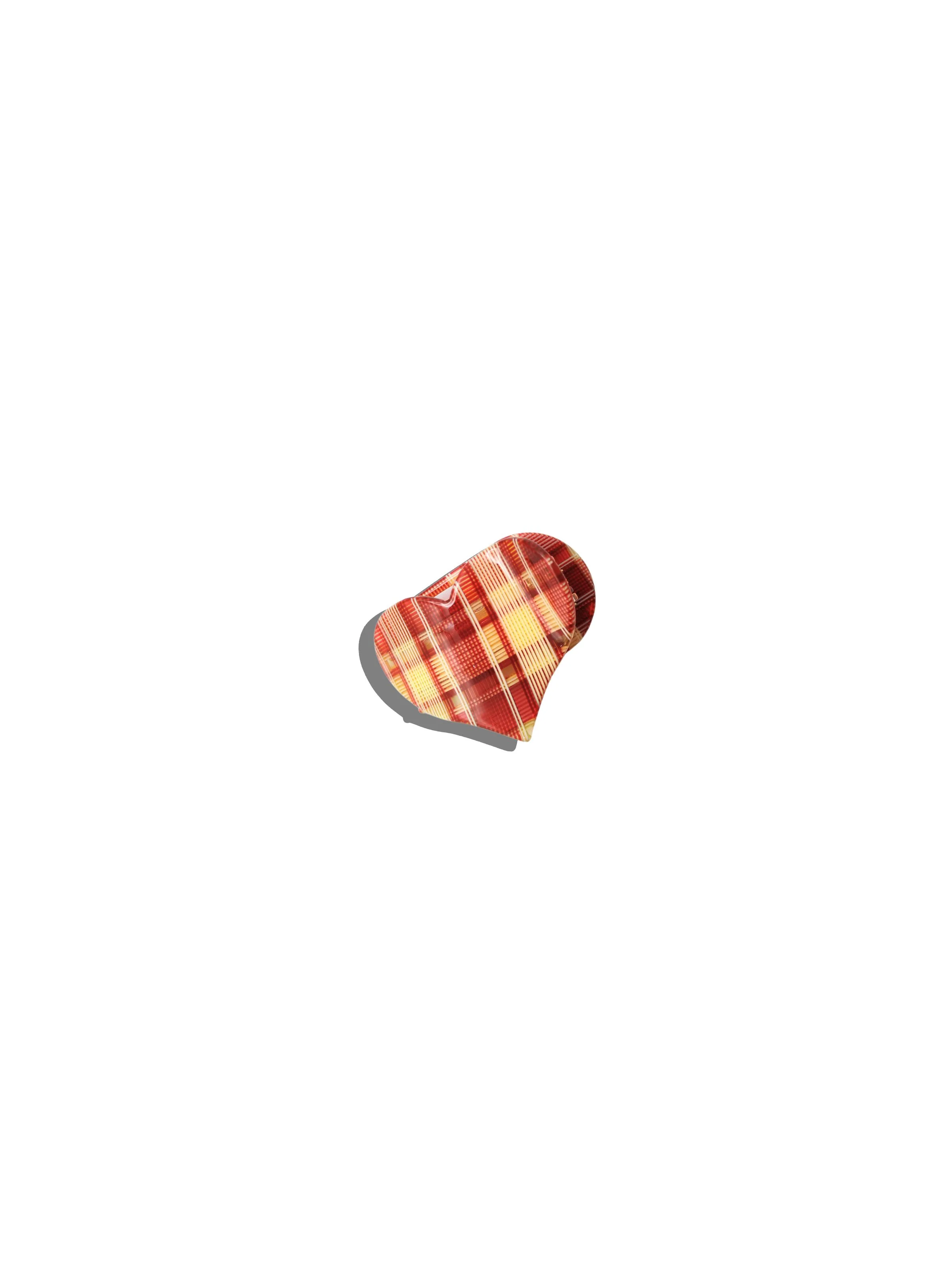 Handmade Mini Heart Lay Down Claw Clip | Eco-Friendly - Image 7