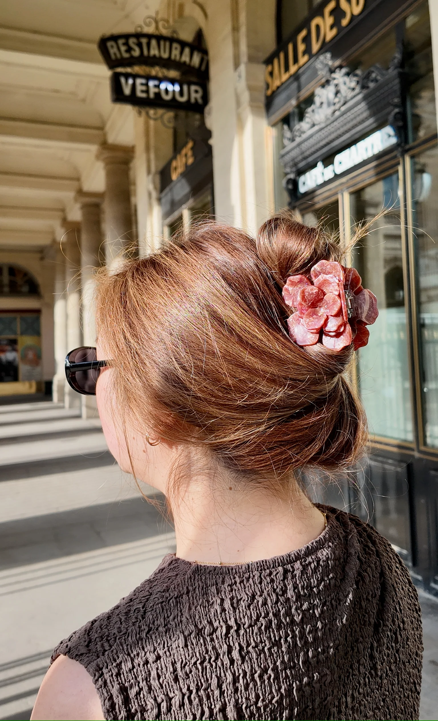 Handmade Origami Gardenia Flower Claw Hair Clip - Image 12