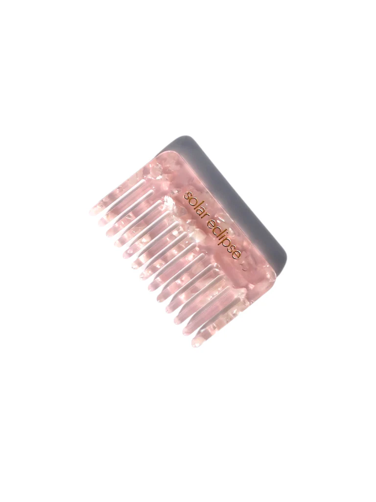 Pocket Size Wide Tooth Acetate Hair Comb | Eco-Friendly - Image 3