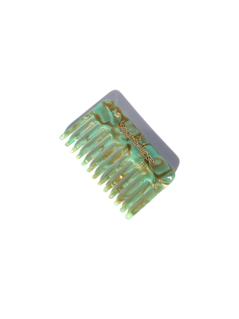 Pocket Size Wide Tooth Acetate Hair Comb | Eco-Friendly - Image 4