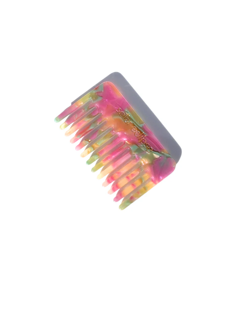 Pocket Size Wide Tooth Acetate Hair Comb | Eco-Friendly - Image 5
