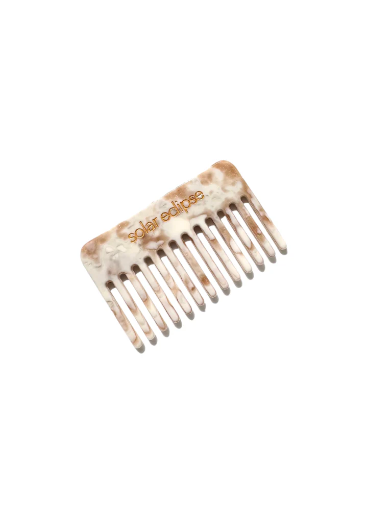 Pocket Size Wide Tooth Acetate Hair Comb | Eco-Friendly - Image 6