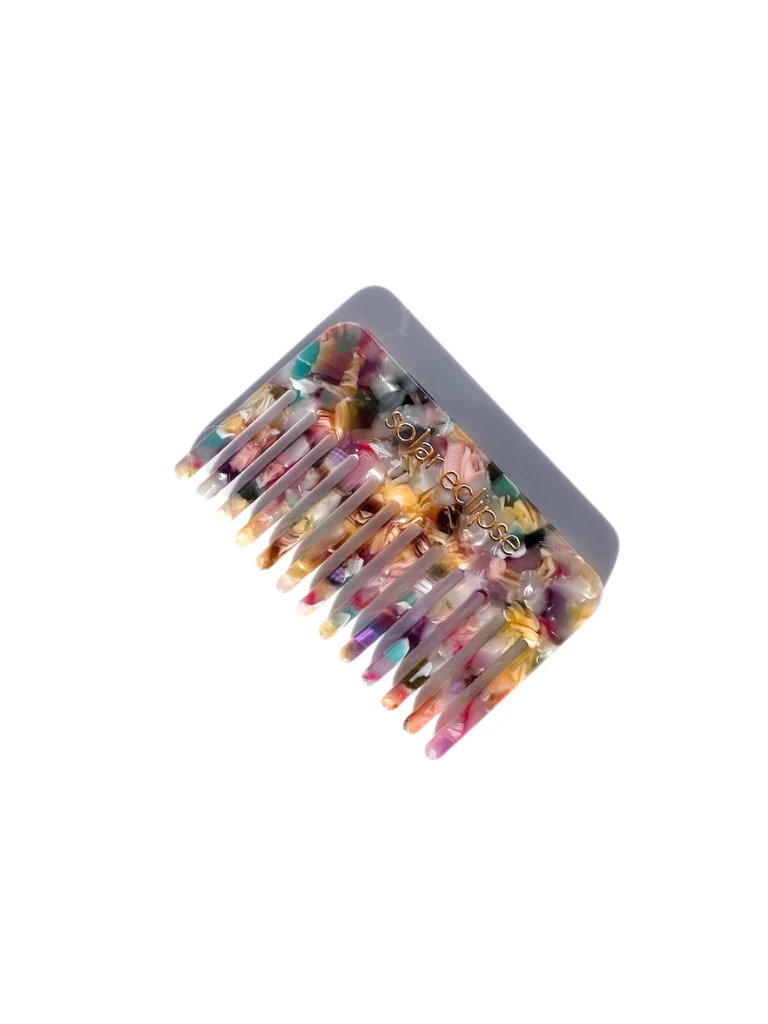 Pocket Size Wide Tooth Acetate Hair Comb | Eco-Friendly - Image 7