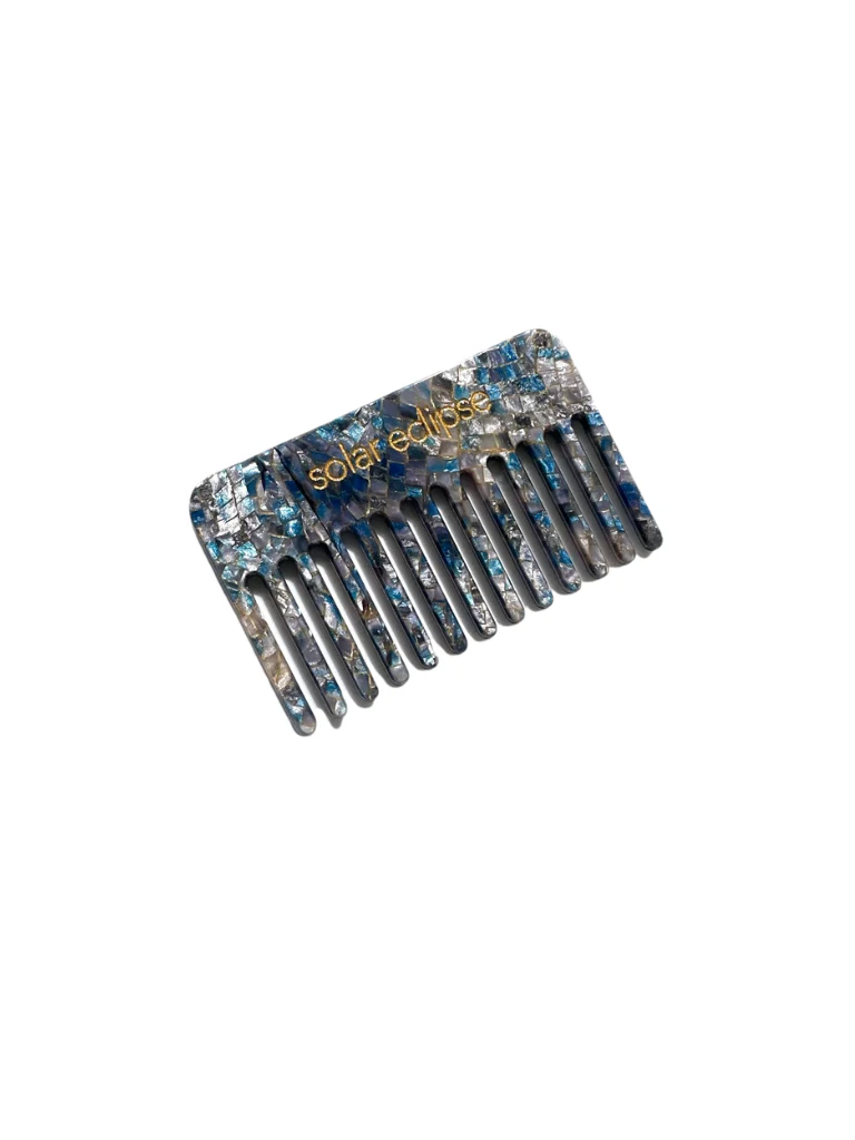 Pocket Size Wide Tooth Acetate Hair Comb | Eco-Friendly - Image 8