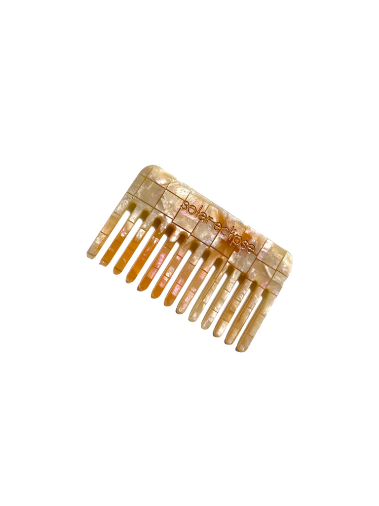 Pocket Size Wide Tooth Acetate Hair Comb | Eco-Friendly - Image 9